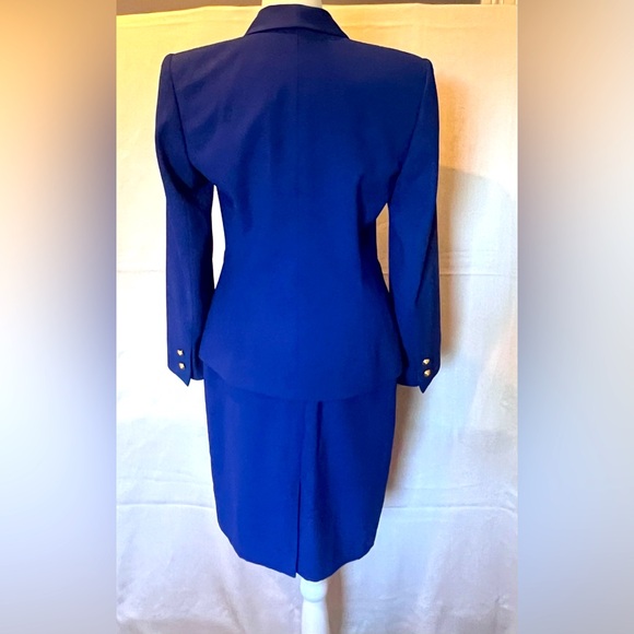 - Kasper Suit fully lined unique jacket design Size 4 - Picture 2 of 15